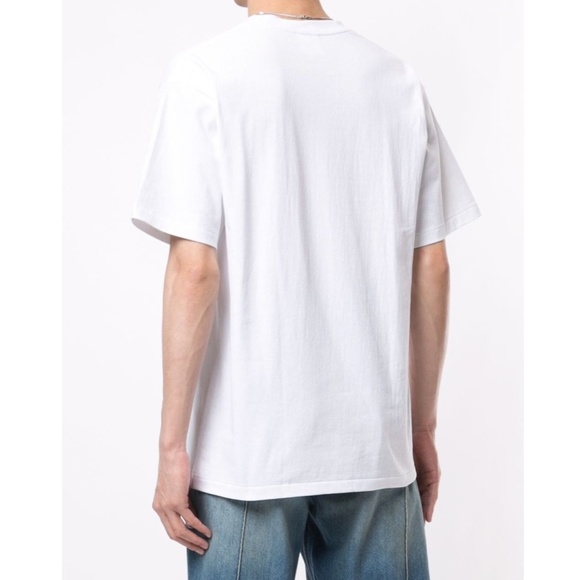 BAPE Tee - NEW A BATHING APE White & Red Camo College T-Shirt Unisex - Picture 5 of 12